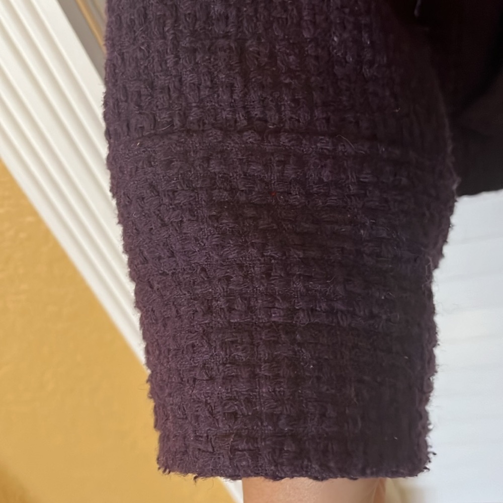 Zara TRF Purple Tweed Jacket - Picture 10 of 12